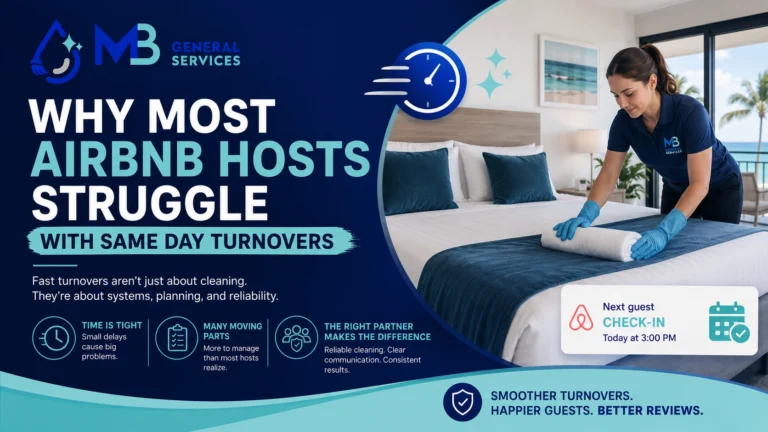 Why Most Airbnb Hosts Struggle With Same Day Turnovers
